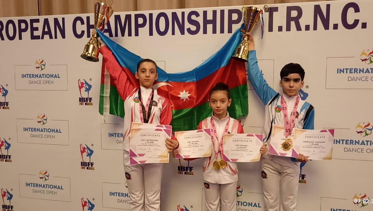 Uşaq fitnesi üzrə Avropa çempionatında uğurlu nəticə